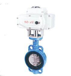 D003軟密封對(dui)夾式電動蝶(die)閥