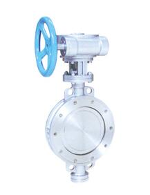 D373-10C/16/25金(jīn)屬硬密封蝸(wo)輪對夾蝶閥(fa)