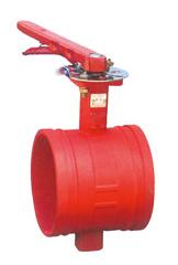 WGLX-16軟密封溝(gou)槽式手柄蝶閥(fá)